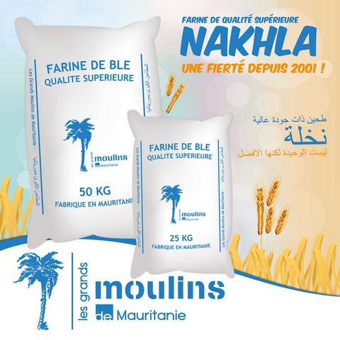 GMM - Grands Moulins de Mauritanie - Farine de qualité supérieure NAKHLA